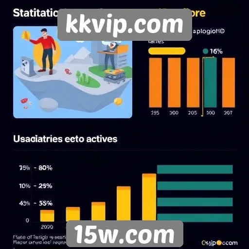 Estatísticas de usuários ativos no kkvip.com