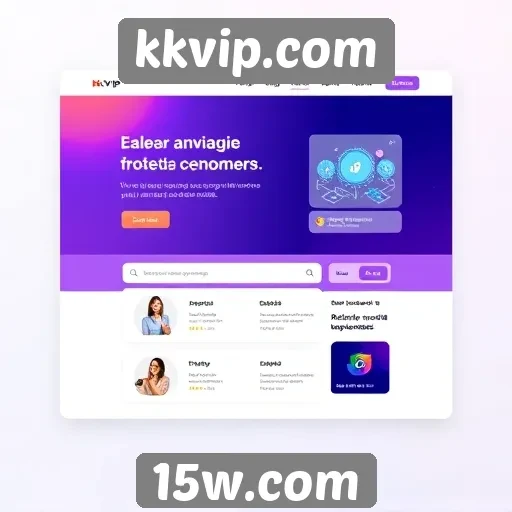Explorando a interface do usuário em kkvip.com